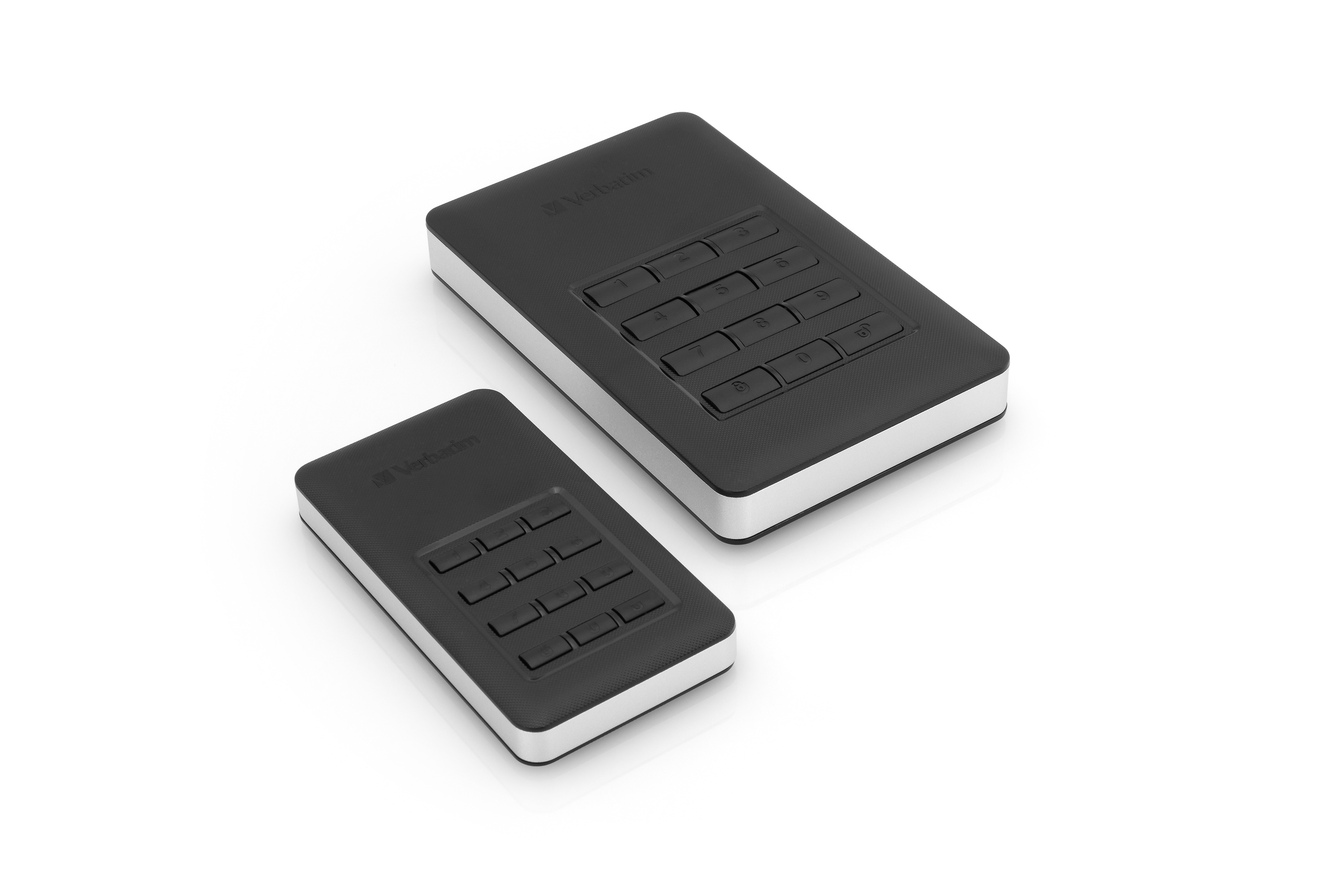 Hard disk esterno Verbatim Disco rigido portatile Store Â‘nÂ’ GoÂ® Secure con tastierino di accesso da 2TB (2TB n Go USB 3.1 with Keypad Access Black) [53403]