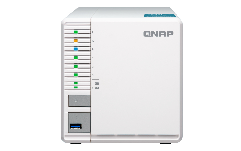 Server NAS QNAP TS-351 J1800 Collegamento ethernet LAN Tower Bianco [TS-351-2G]