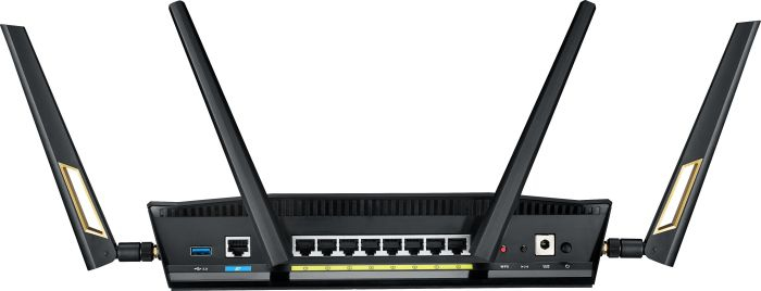 ASUS RT-AX88U router wireless Dual-band (2.4 GHz/5 GHz) 4G Nero [90IG04F0-MM3G00]