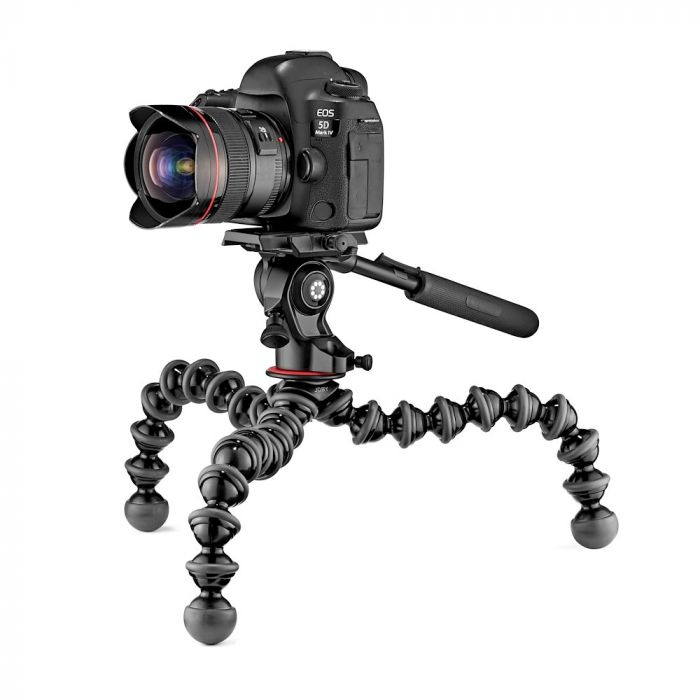 Joby GorillaPod 5K Video PRO treppiede Fotocamere digitali/film 3 gamba/gambe Nero, Rosso