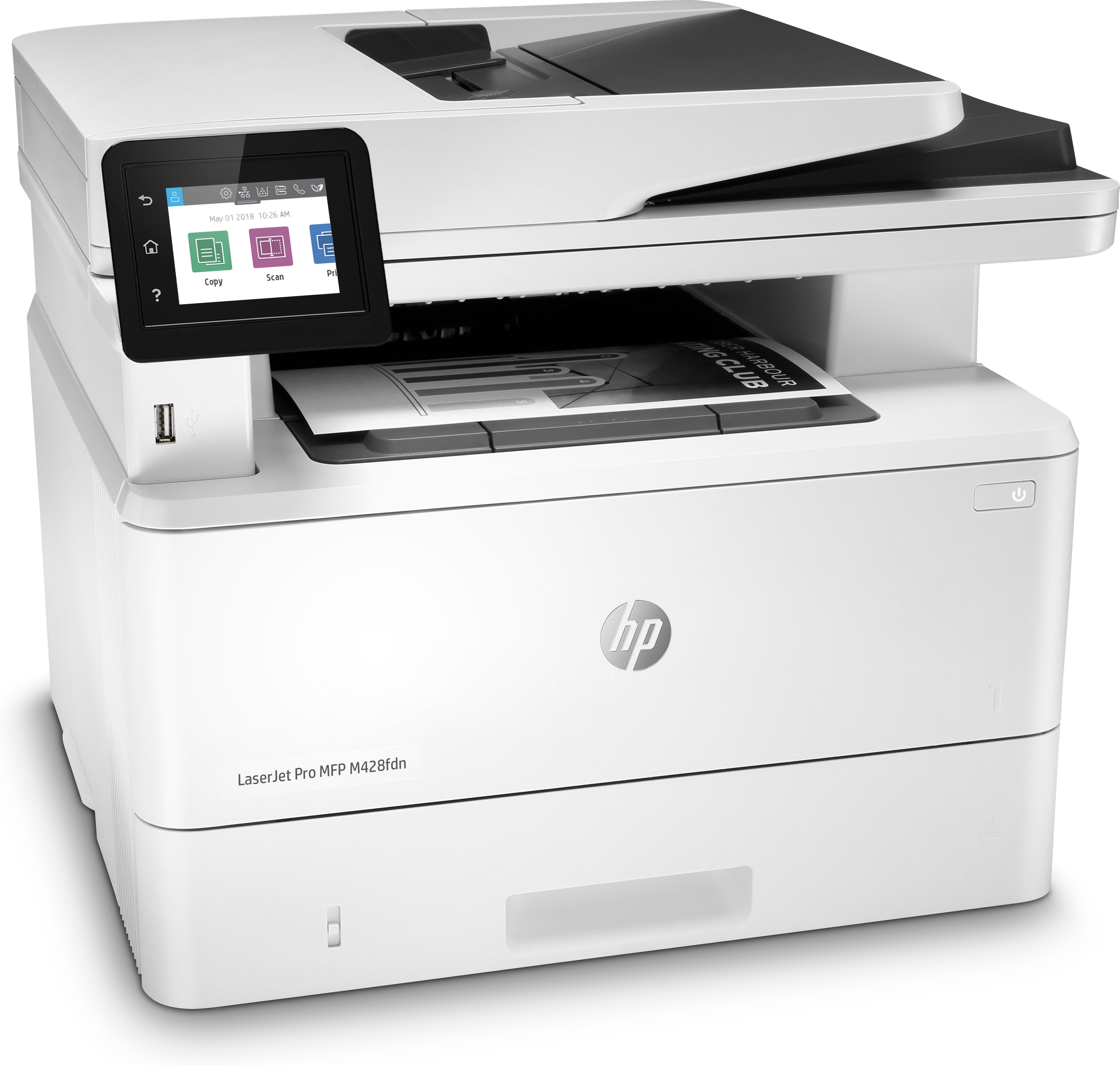 HP LaserJet Pro Stampante multifunzione M428fdn, Stampa, copia, scansione, fax, e-mail, scansione verso e-mail; fronte/retro; [W1A29A]
