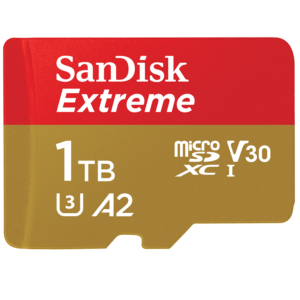 Memoria flash SanDisk Extreme 1 TB MicroSDXC UHS-I Classe 10 [SDSQXA1-1T00-GN6MA]