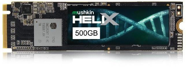SSD Mushkin HELIX-L M.2 500 GB PCI Express 3.0 3D TLC NVMe [MKNSSDHL500GB-D8]