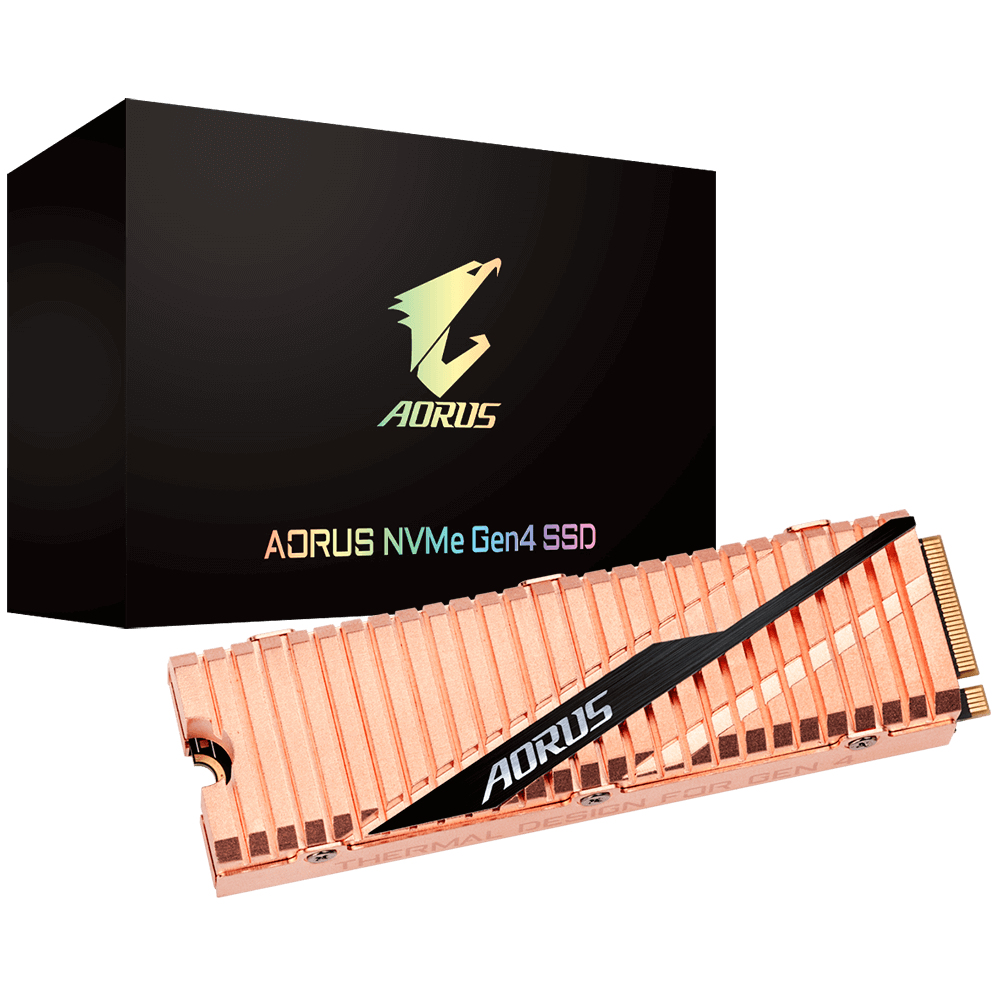 SSD Gigabyte AORUS NVMe Gen4 M.2 1 TB PCI Express 4.0 3D TLC [GP-ASM2NE6100TTTD]