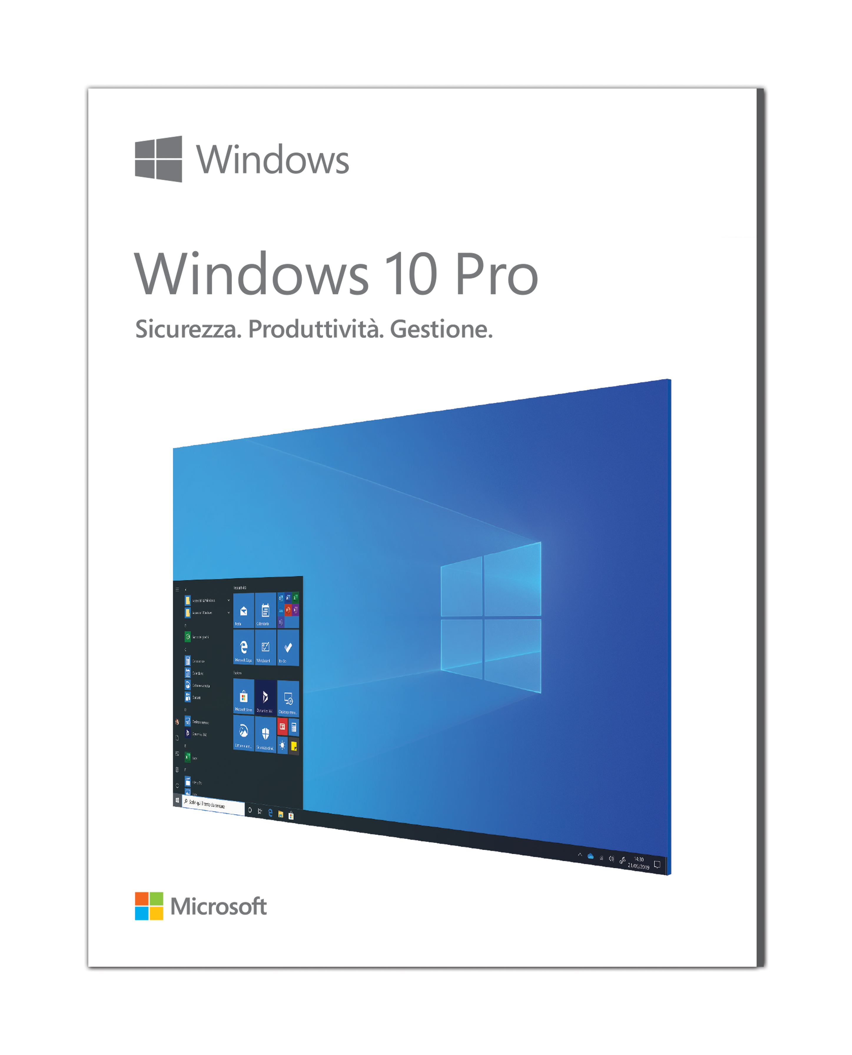 Microsoft Windows 10 Professional Prodotto completamente confezionato (FPP) 1 licenza/e [HAV-00127]