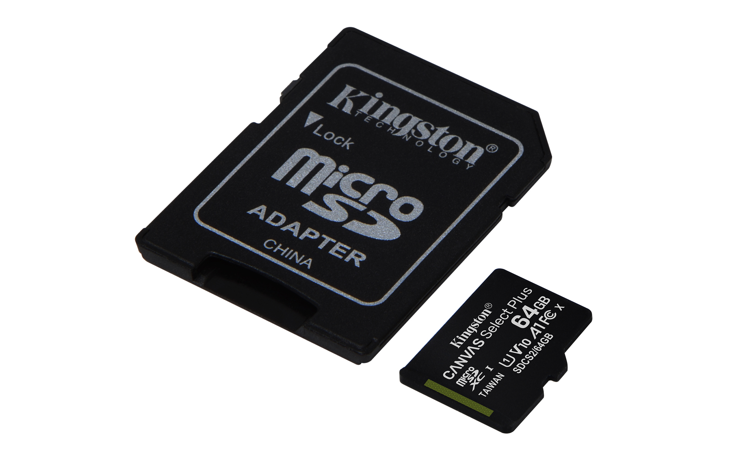 Kingston Technology Canvas Select Plus memoria flash 64 GB MicroSDXC Classe 10 UHS-I [SDCS2/64GB]