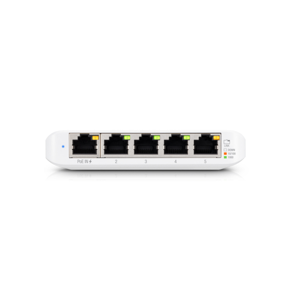 Switch di rete Ubiquiti UniFi Flex Mini (3-pack) Gestito Gigabit Ethernet (10/100/1000) Supporto Power over (PoE) Bianco [USW-FLEX-MINI-3]