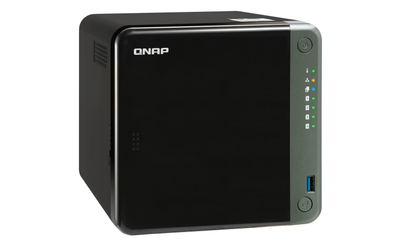 Server NAS QNAP TS-453D Tower Collegamento ethernet LAN Nero J4125 [TS-453D-4G]