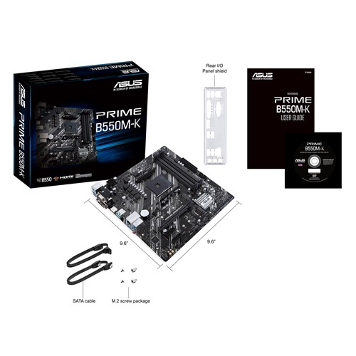 Scheda madre ASUS PRIME B550M-K AMD B550 Socket AM4 micro ATX [90MB14V0-M0EAY0]