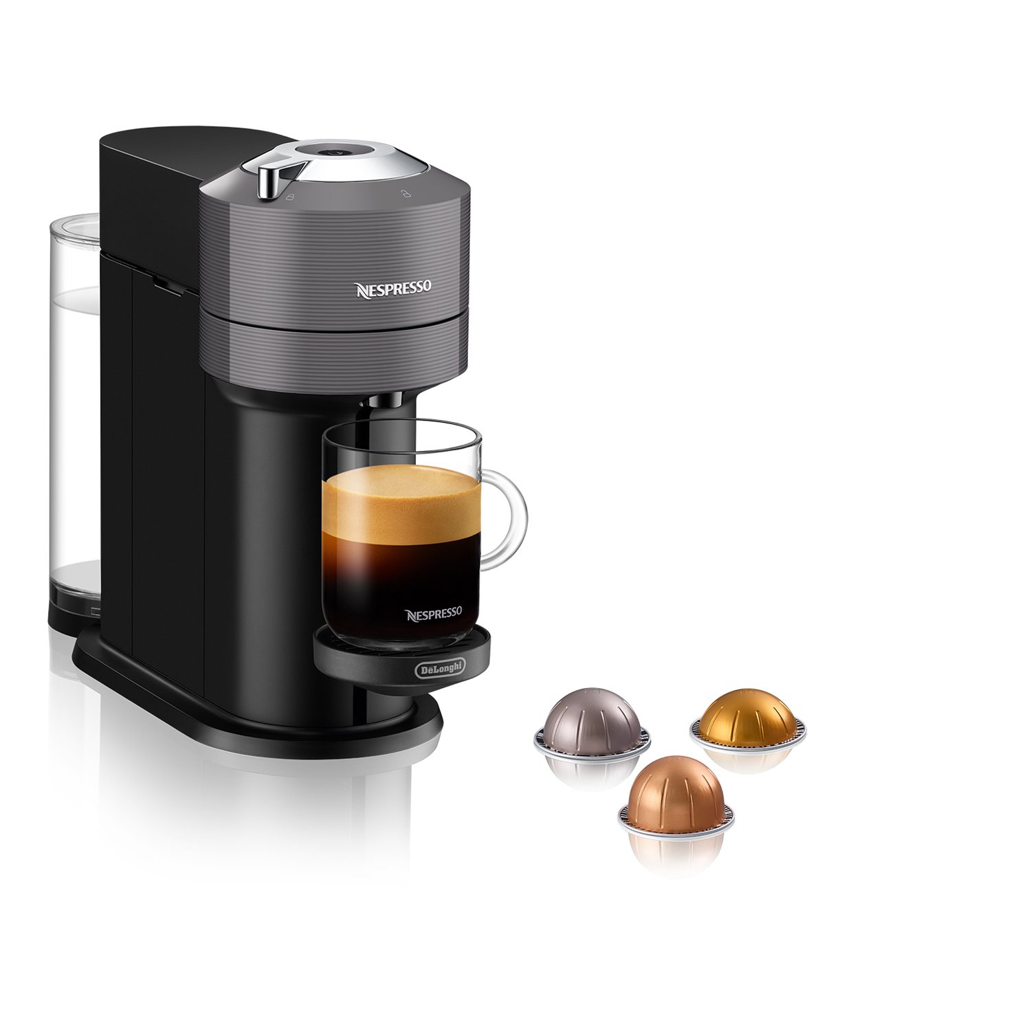 De’Longhi Nespresso Vertuo ENV 120.GY macchina per caffè Automatica/Manuale Macchina a capsule 1,1 L [ENV120.GY]