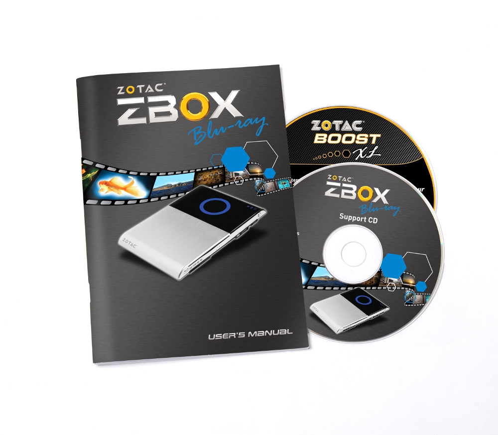 Barebone Zotac ZBOX Blu-ray HD-ID33 Basso profilo (Slimline - stilizzato) Intel NM10 BGA 559 D525 1,8 GHz [ZBOXHD-ID33BR-E]