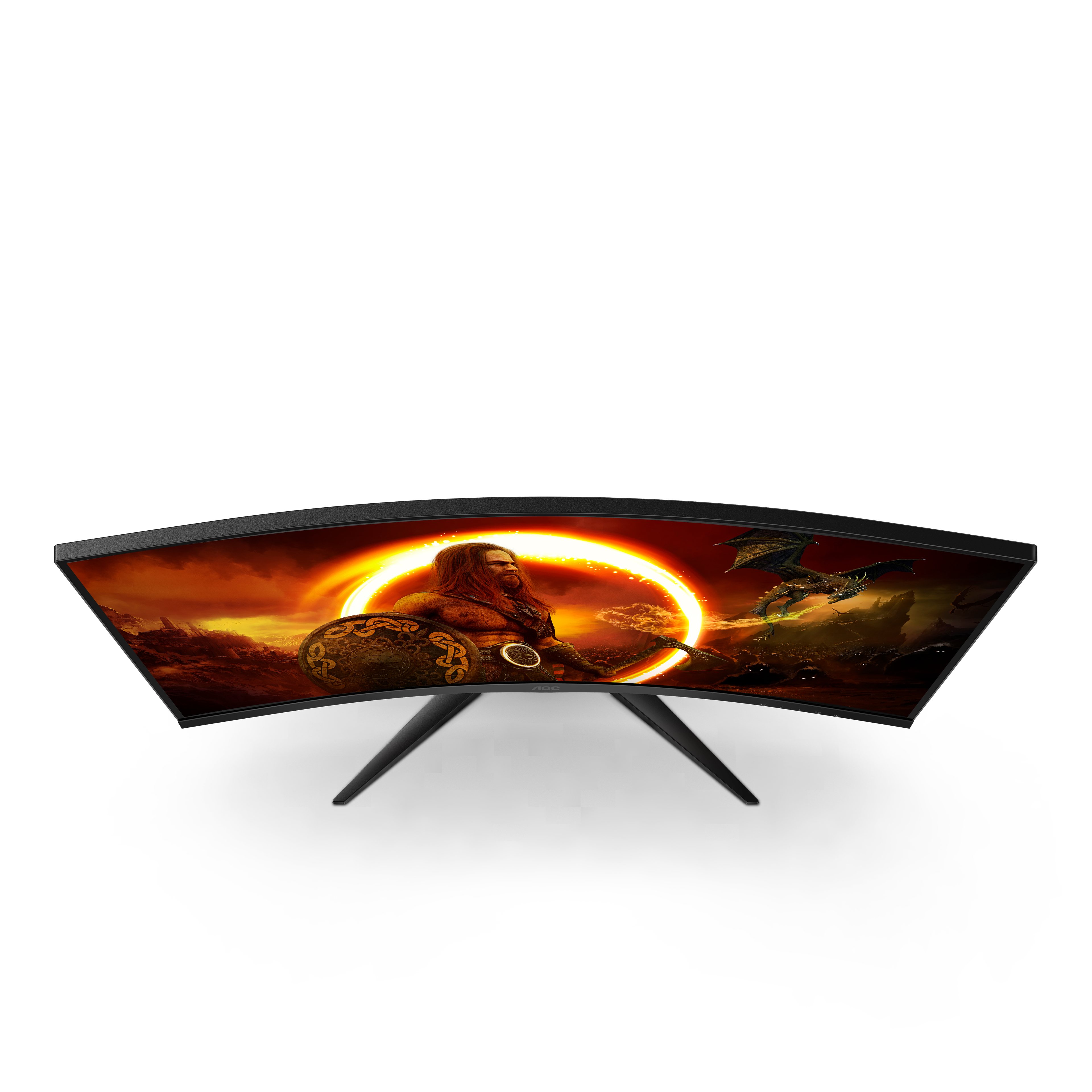 Monitor Gaming 24 LED AOC Curvo C24G2 1920x1080 165Hz VG