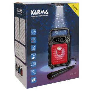Karma Italiana HPS 44B sistema di amplificazione 12 W Sistema PA portatile Blu