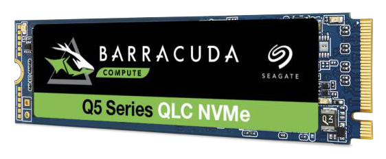 Seagate BarraCuda Q5 SSD 500GB M.2 PCI Express 3.0 QLC 3D NAND NVMe [ZP500CV3A001]