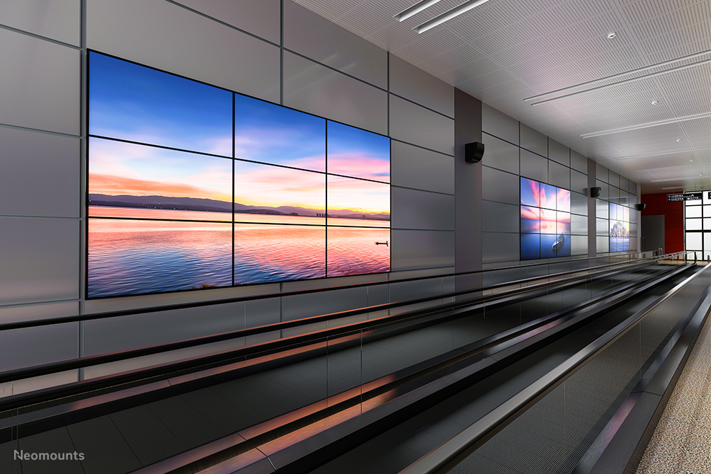 Base da pavimento per TV a schermo piatto Neomounts by Newstar Supporto parete [LED-VW2500BLACK1]