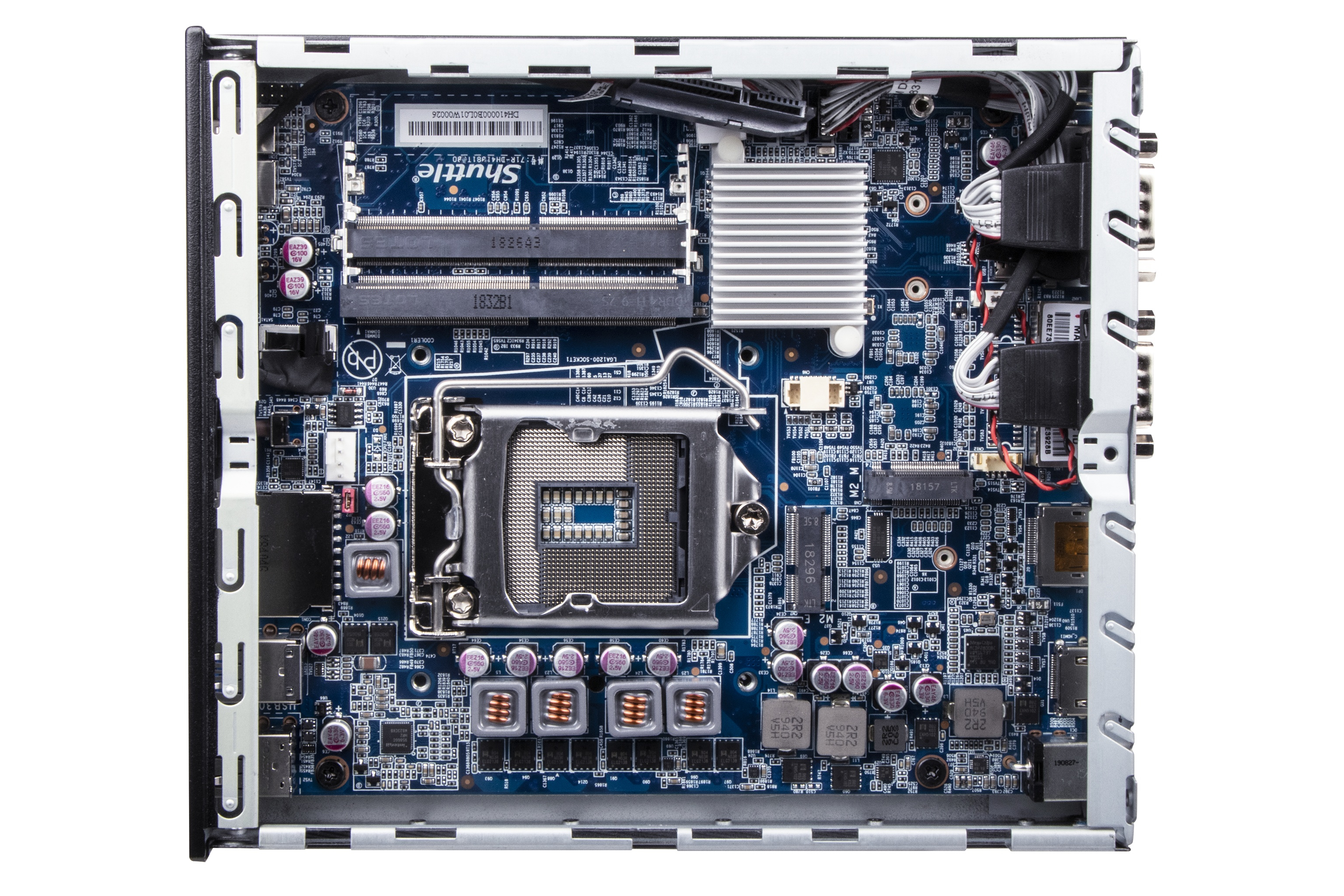 Barebone Shuttle XPС slim DH410 1.35L sized PC Nero Intel H410 LGA 1200 (Socket H5) [PIB-DH410001] SENZA SISTEMA OPERATIVO
