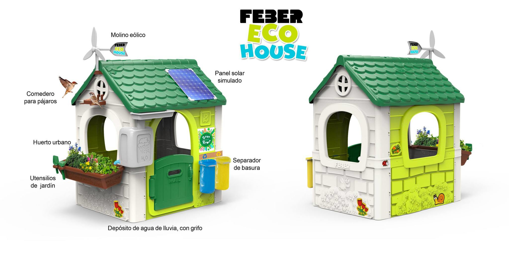 Casa giocattolo FEBER Green House