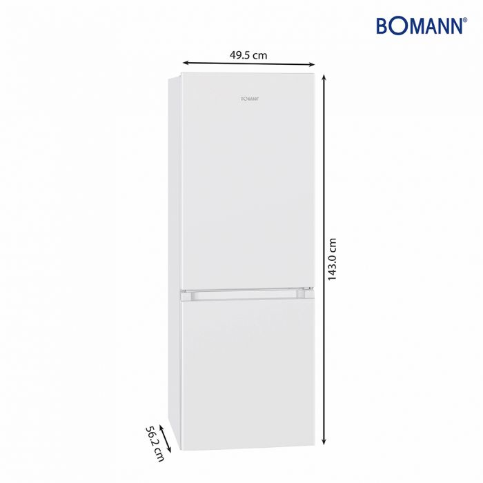 Bomann KG 320.2 frigorifero con congelatore Libera installazione 165 L A++ Bianco [732080]