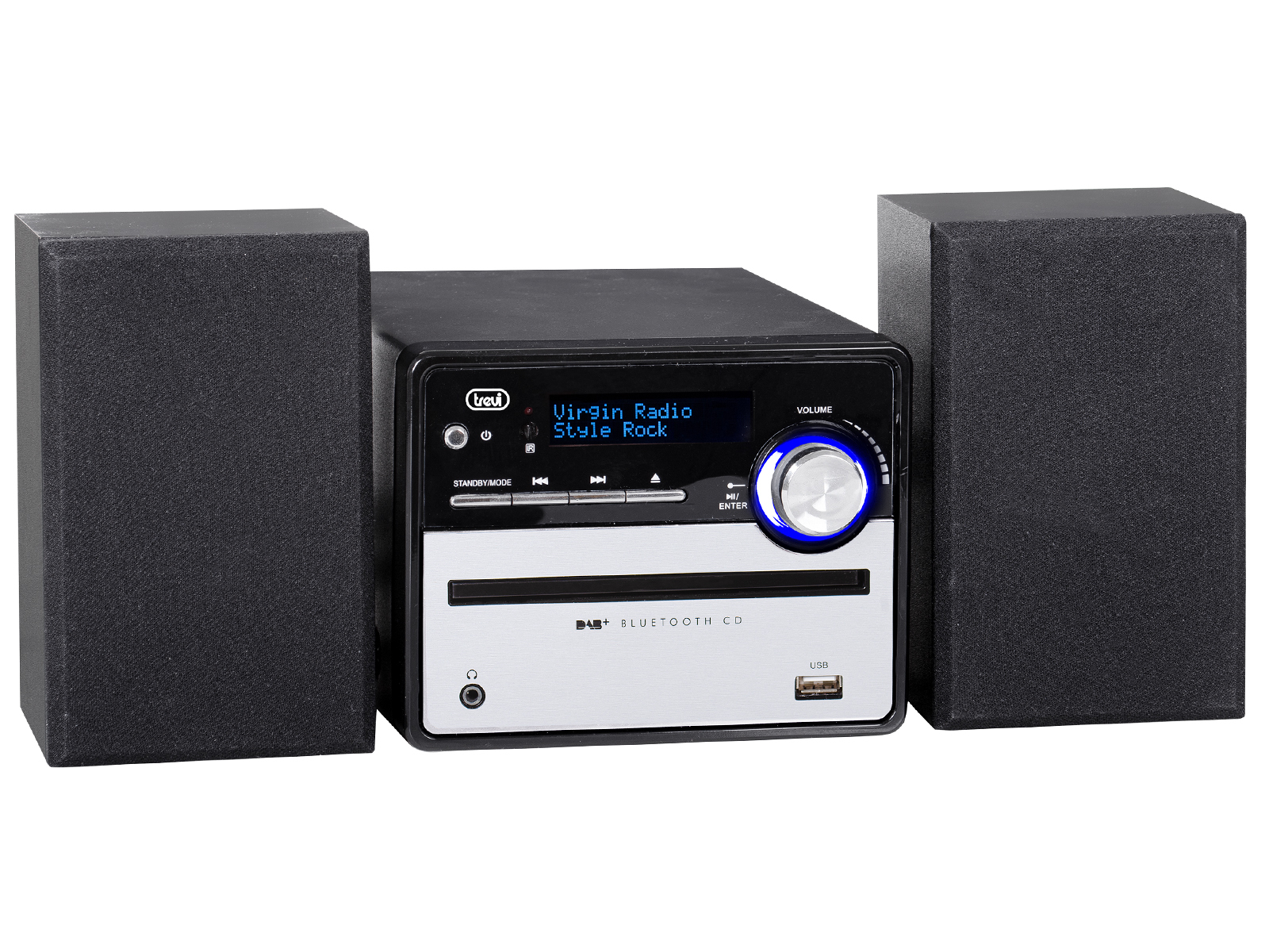 Trevi HCX 10D6 DAB Mini impianto audio domestico 20 W Nero [0H10D600]