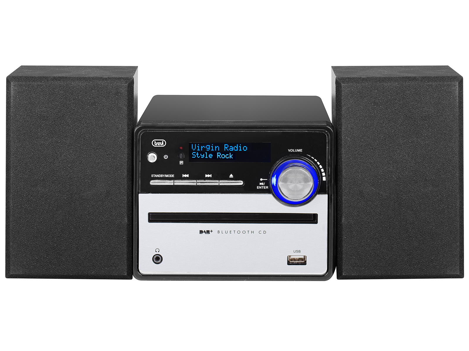 Trevi HCX 10D6 DAB Mini impianto audio domestico 20 W Nero [0H10D600]