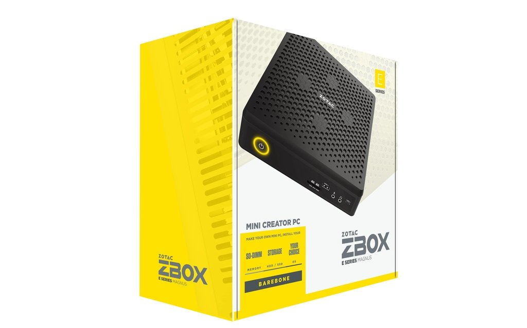 Barebone Zotac ZBOX EN072080S Nero i7-10750H 2,6 GHz [ZBOX-EN072080S-BE]