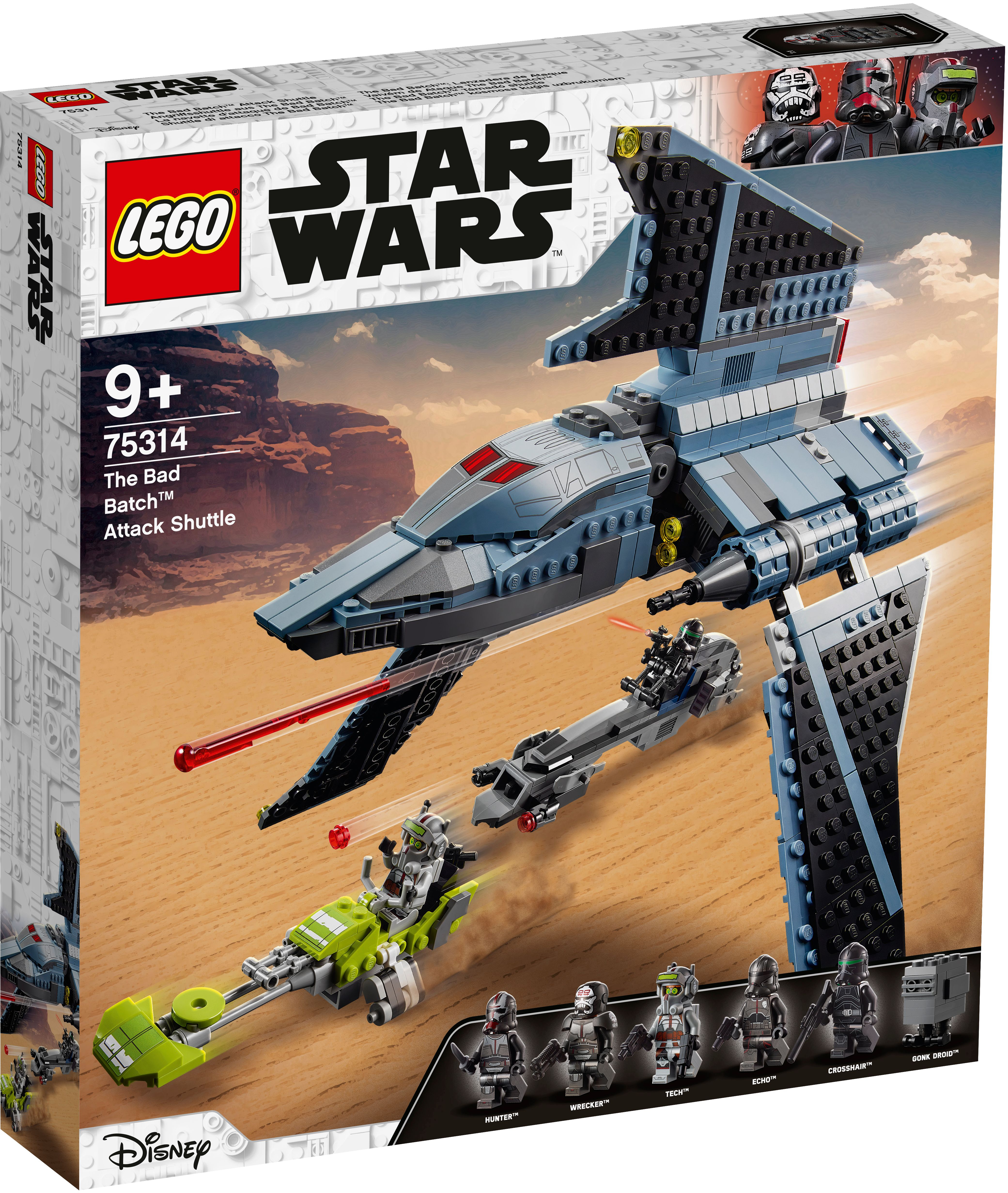 LEGO Star Wars Shuttle di attacco The Bad Batch [75314]