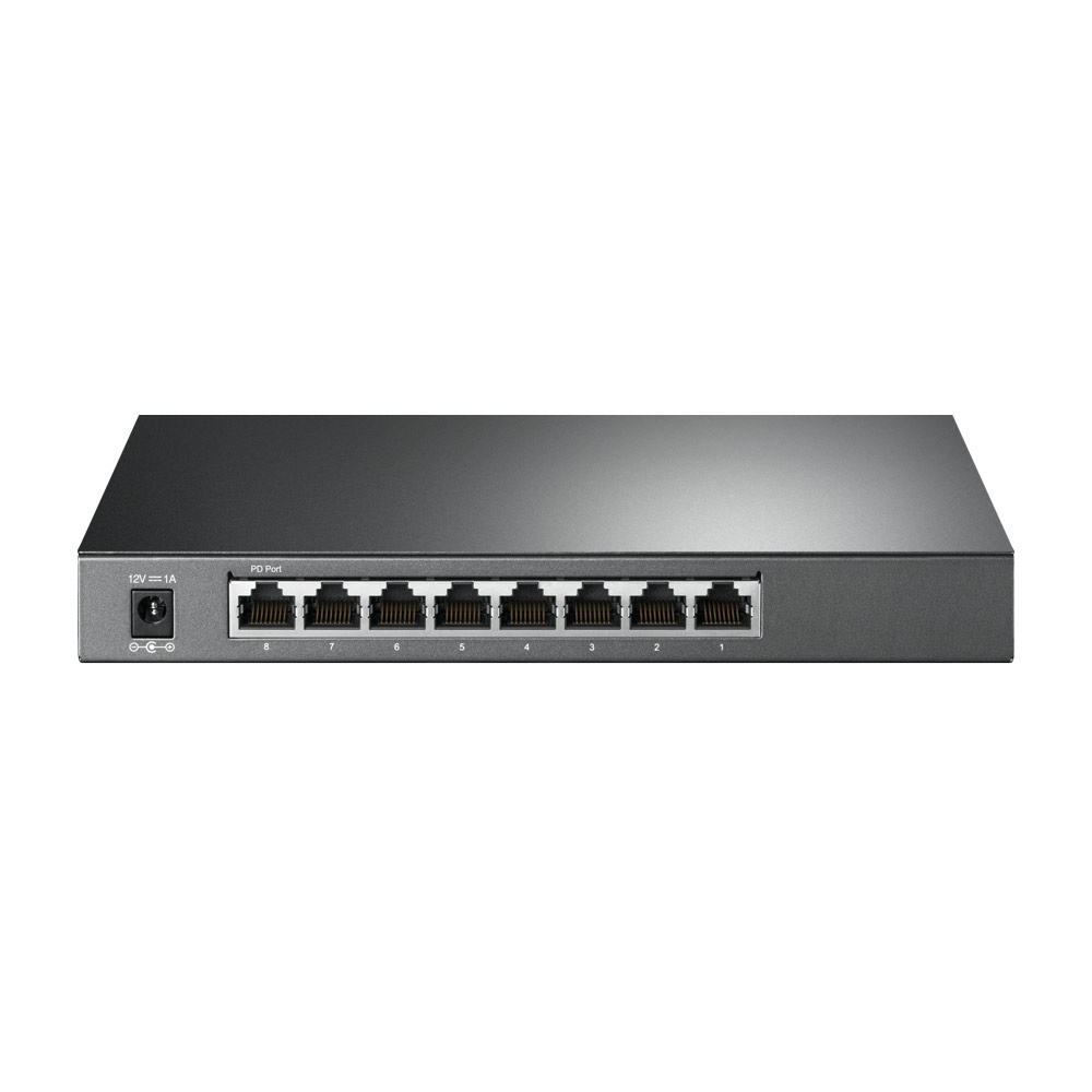 Switch di rete TP-Link TL-SG2008 Gestito L2 Gigabit Ethernet (10/100/1000) Nero [TL-SG2008 V1]