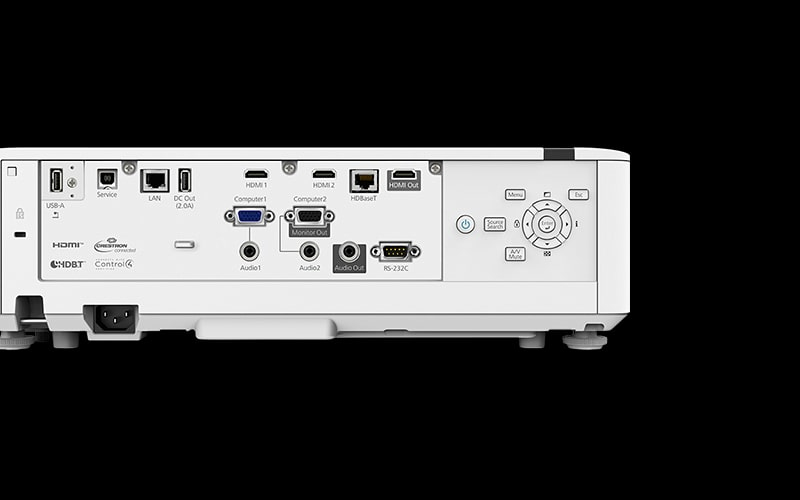 Epson EB-L630U videoproiettore Proiettore a raggio standard 6200 ANSI lumen 3LCD WUXGA (1920x1200) Bianco [V11HA26040]