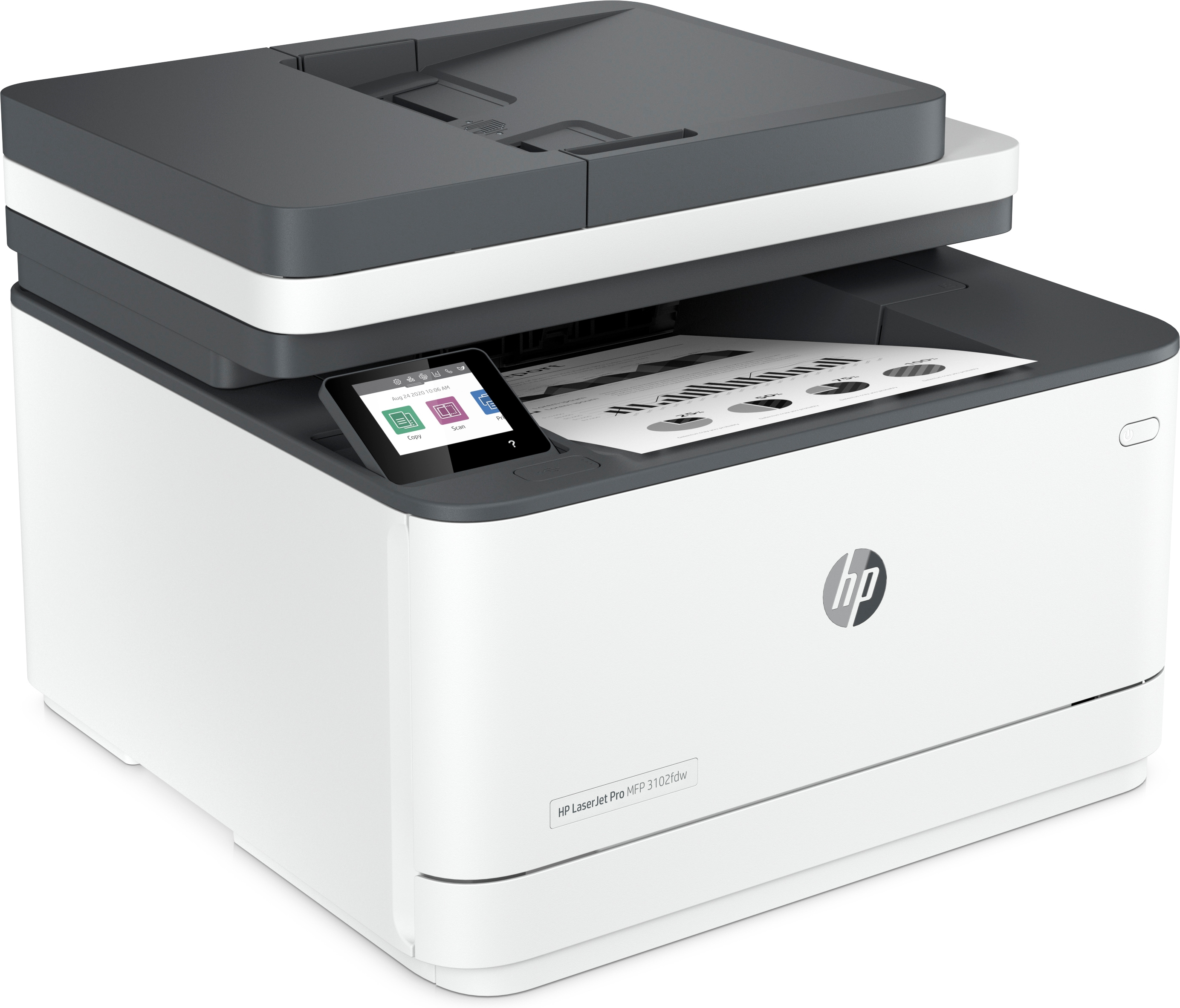 HP LaserJet Pro Stampante multifunzione 3102fdw, Bianco e nero, per Piccole medie imprese, Stampa, copia, scansione, fax, Stampa fronte/retro; Scansione verso e-mail; su PDF [3G630F#B19]
