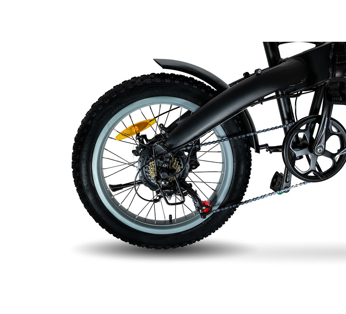 Vivobike M-VF21GR bicicletta elettrica Nero, Grigio Alluminio 50,8 cm (20