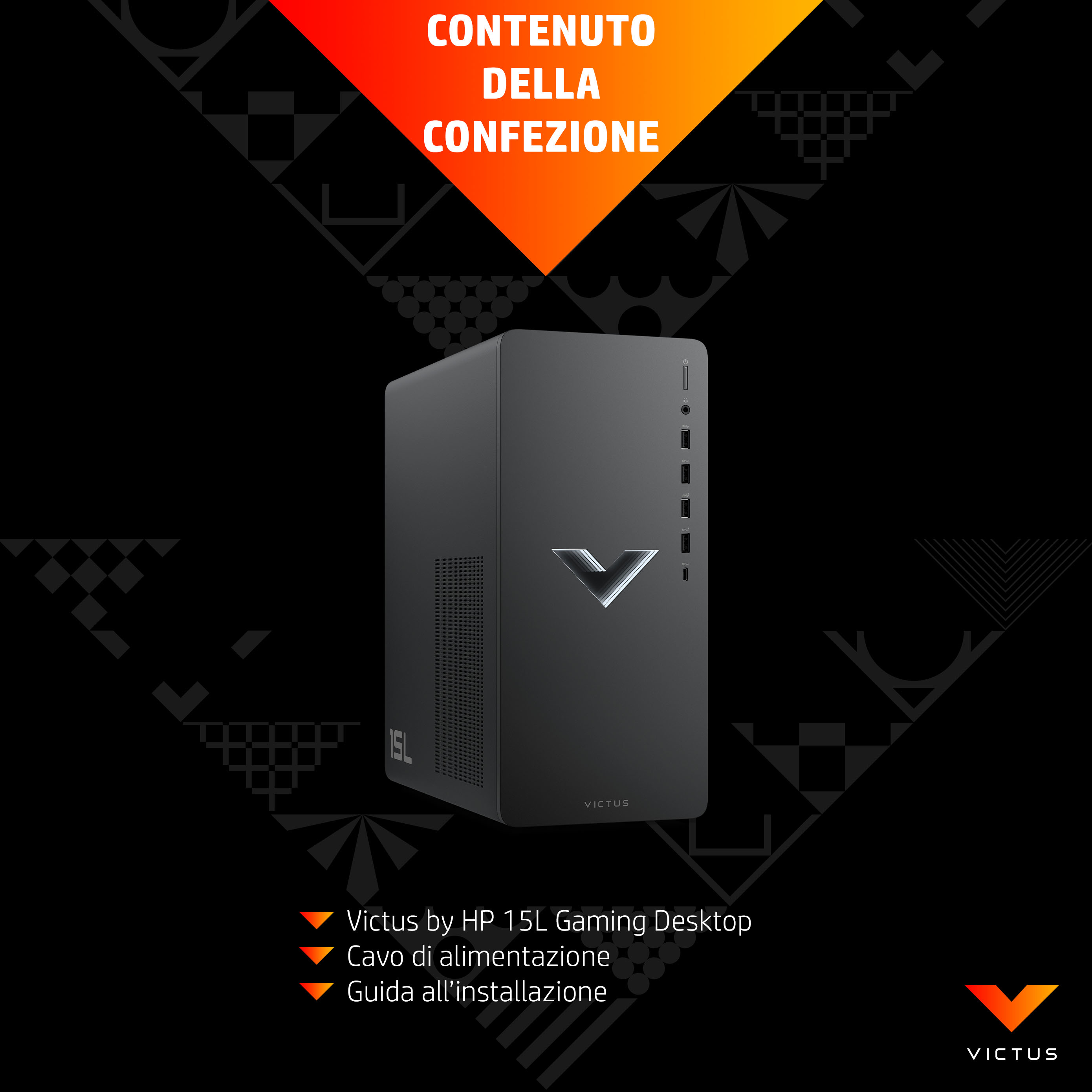 PC/Workstation Victus by HP 15L Gaming Desktop TG02-0031nl PC [6A2W2EA]