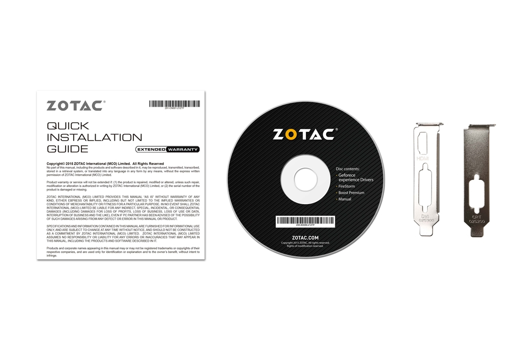 Scheda video Zotac GeForce GT 710 NVIDIA 2 GB GDDR3 [ZT-71310-10L]