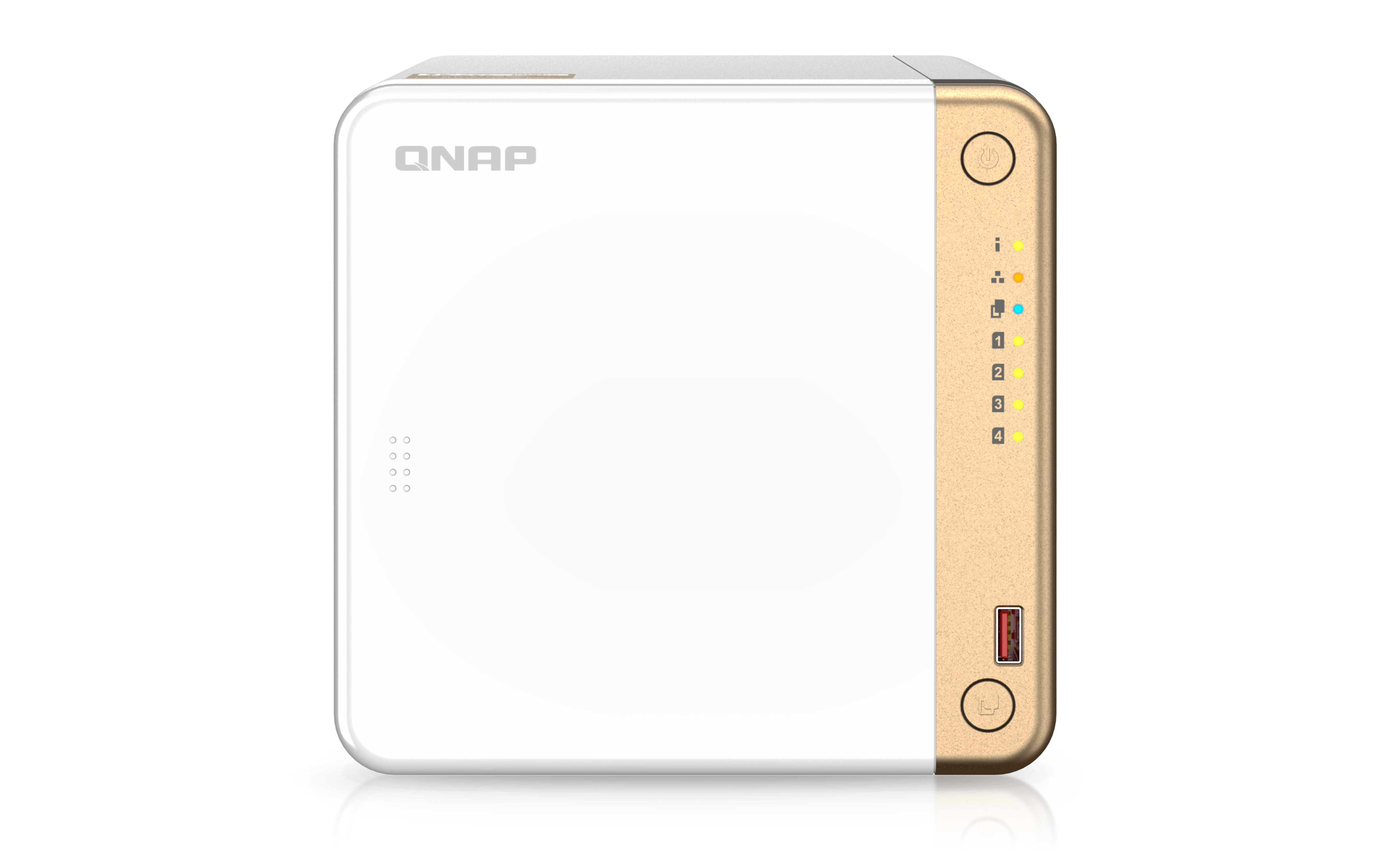 QNAP TS-462-2G server NAS e di archiviazione Tower Collegamento ethernet LAN Bianco N4505 [TS-462-2G]