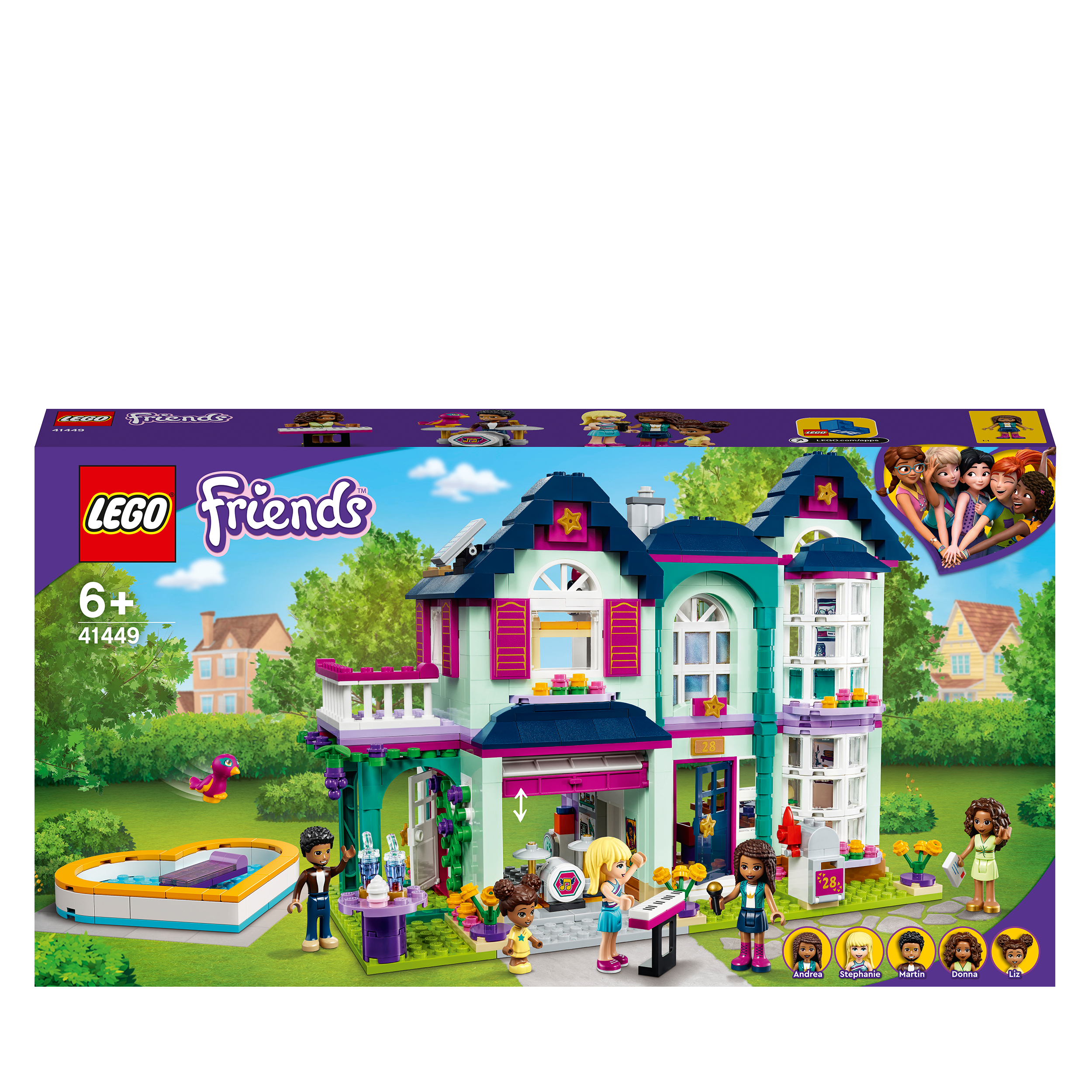 LEGO Friends La villetta familiare di Andrea [41449]