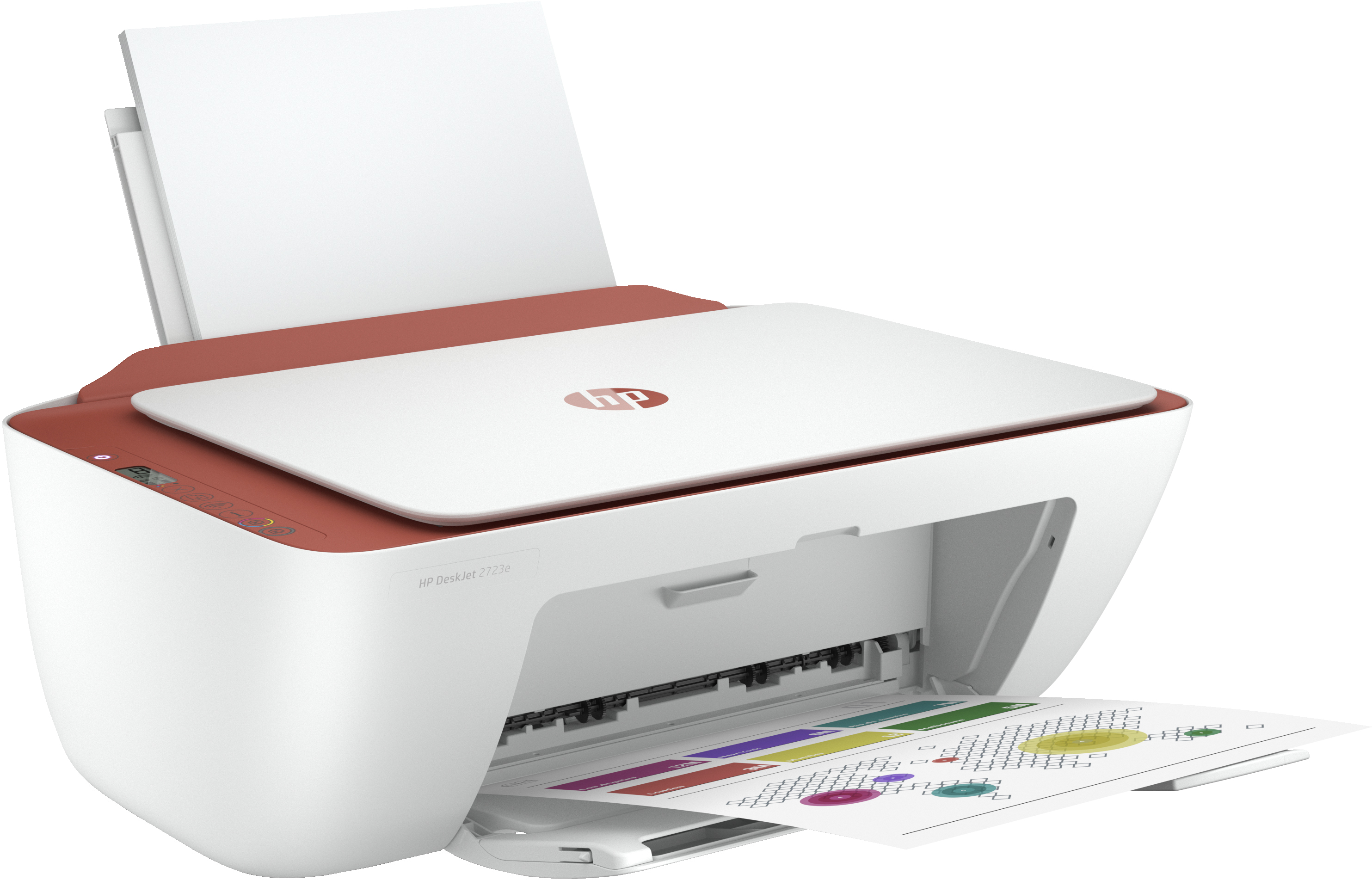 HP DeskJet Stampante multifunzione 2723e, Colore, per Casa, Stampa, copia, scansione, wireless; HP+; idonea a Instant Ink; stampa da smartphone o tablet [26K70B]