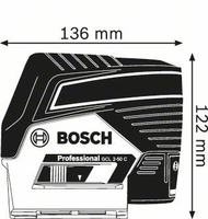 Livello laser Bosch GCL 2-50 C Livella lineare/puntiforme 20 m 650 nm (<1 mW) + RM 2 [0601066G00]