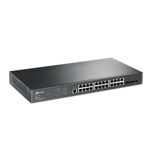 TP-Link TL-SG3428 switch di rete Gestito L2 Gigabit Ethernet (10/100/1000) 1U Nero [TL-SG3428]