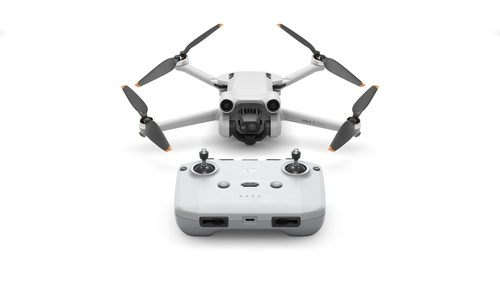 Drone con fotocamera DJI Mini 3 Pro (RC-N1) 4 rotori Octocopter 48 MP 3840 x 2160 Pixel 2453 mAh Nero, Bianco [929402]