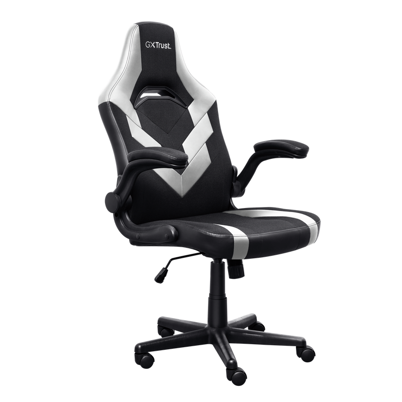 Sfera Ufficio - Sedia da gamer Trust GXT 703W RIYE per gaming universale  Nero, Bianco [25130]