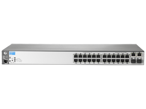 Switch di rete Aruba, a Hewlett Packard Enterprise company ProCurve 2620-24 Gestito L2 Fast Ethernet (10/100) 1U Grigio [J9623A]