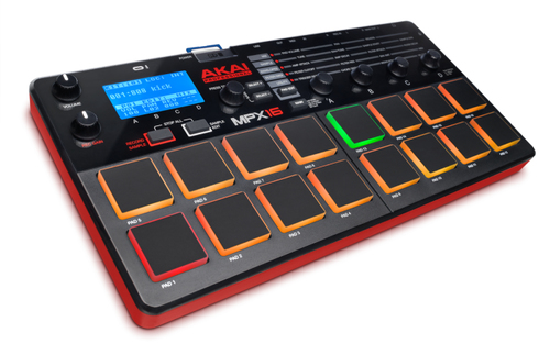 Akai MPX16 controller per DJ Nero, Rosso [MPX16]