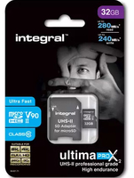 Memoria flash Integral 32GB microSDHC/XC Classe 10