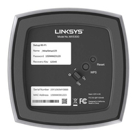 Linksys MX10600 router wireless Gigabit Ethernet Banda tripla (2.4 GHz/5 GHz) Bianco [MX10600-UK]