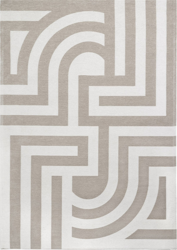 Carpet Decor Art Deco Interno Tappeto Rettangolo Cotone, Poliestere Beige [2019994254168]
