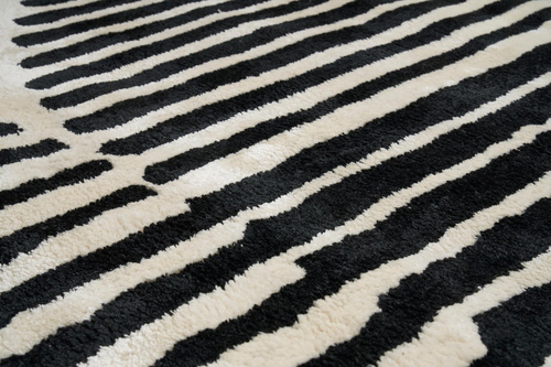 Carpet Decor Handmade Interno Tappeto Rettangolo Viscosa Avorio [2019994277341]