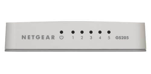 Switch di rete Netgear GS205 Non gestito Gigabit Ethernet (10/100/1000) Bianco