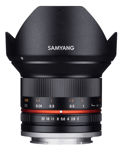 Samyang 12mm F2.0 NCS CS MILC Obiettivo super ampio [SAM12M43N]
