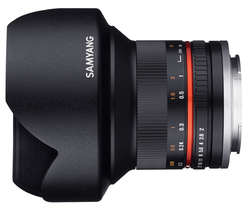 Samyang 12mm F2.0 NCS CS SLR Obiettivo ampio Nero [F1220502101]