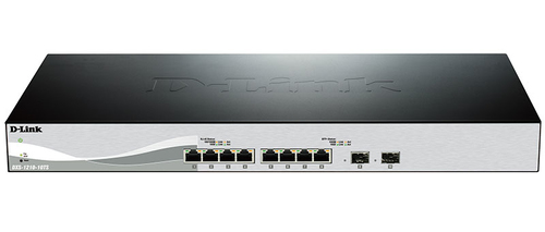 D-Link DXS-1210-10TS switch di rete Gestito L2/L3 10G Ethernet (100/1000/10000) 1U Nero, Argento [DXS-1210-10TS]