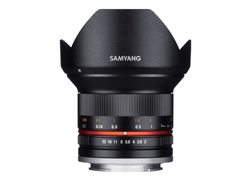 Samyang 12mm F2.0 NCS CS MILC Obiettivo ultra-ampio Nero [7774]